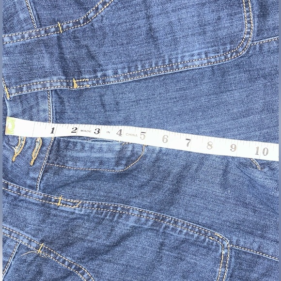 ALSHARIFA Long Wide-Leg Blue Denim Pants | Wide-legged Trousers for Women - Picture 6 of 6